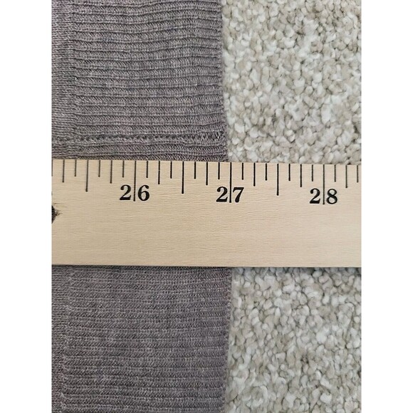 H&M Open Front Cardigan Small Brown Long Sleeve Capsule Closet Classic Thin - Picture 10 of 12